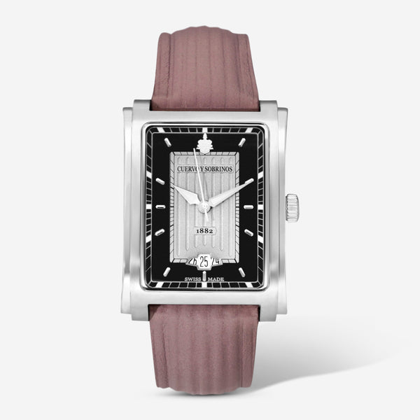 Cuervo Y Sobrinos Prominente Clasico Stainless Steel 32 x 43mm Automatic Unisex Watch 1015.1GN - THE SOLIST