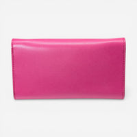 Salvatore Ferragamo Vara Women's 705292 Pink Wallet With Chain MSRP $795 - THE SOLIST