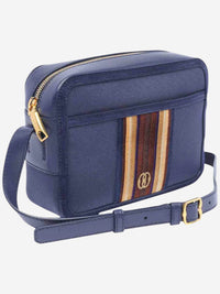 Bally Day Out Blue Fabric & Leather Men's Marine Crossbody Bag 6304837 - THE SOLIST