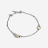 Konstantino Classic Sterling Silver 18k Yellow Gold Necklace KOMK4579-130-18-2U - THE SOLIST