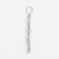 Konstantino Sterling Silver and 18K Yellow Gold Cross Pendant STKJ357-130 - THE SOLIST