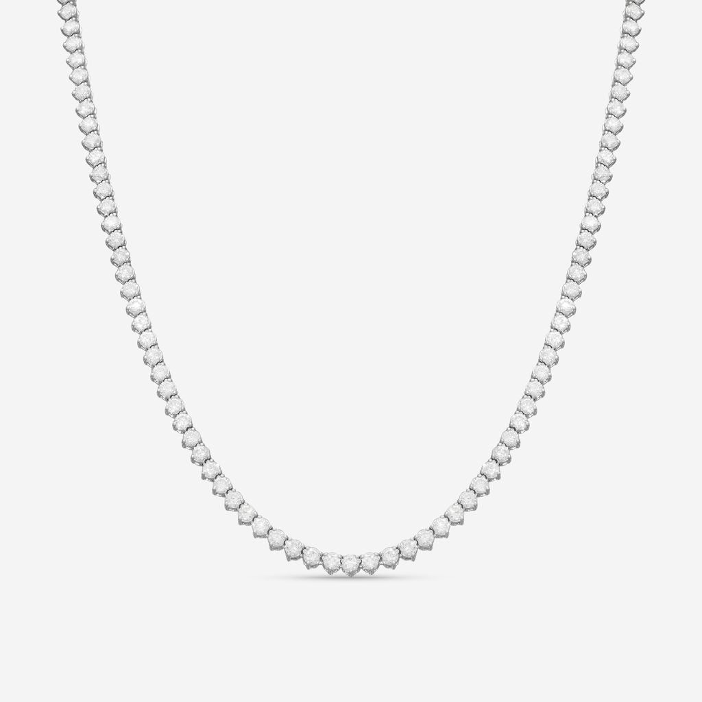 Ina Mar 14K White Gold Diamond Martini Tennis Necklace N1154D-FW-800F - THE SOLIST