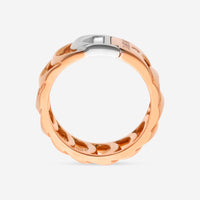 Damiani 18K Rose Gold and 18K White Gold, Diamond Band Ring 20027917 - THE SOLIST - Damiani