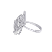 Damiani 18K White Gold and Diamond 0.82ct. tw. Flower Statement Ring Sz. 5 20068824 - THE SOLIST - Damiani