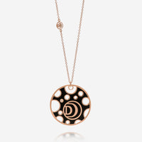 Damiani Damianissima 18K Rose Gold and Ceramic Diamond Pendant Necklace 20058573 - THE SOLIST - Damiani