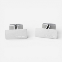 Montblanc 114760 Men's Stainless Steal Rectangular Cufflinks MSRP $335 - THE SOLIST