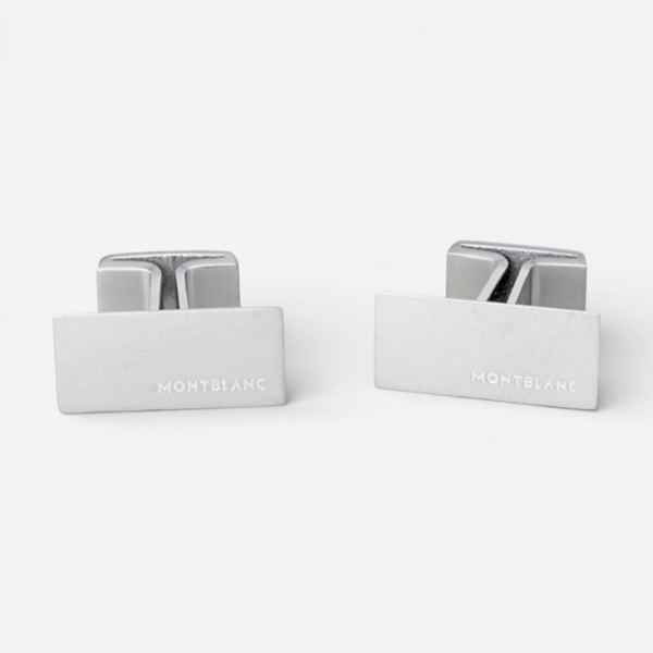 Montblanc 114760 Men's Stainless Steal Rectangular Cufflinks MSRP $335 - THE SOLIST