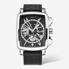 DeLaCour 'Via Larga' Chronograph Stainless Steel Men's Automatic Watch WAST1026 - BLK - THE SOLIST - DeLaCour