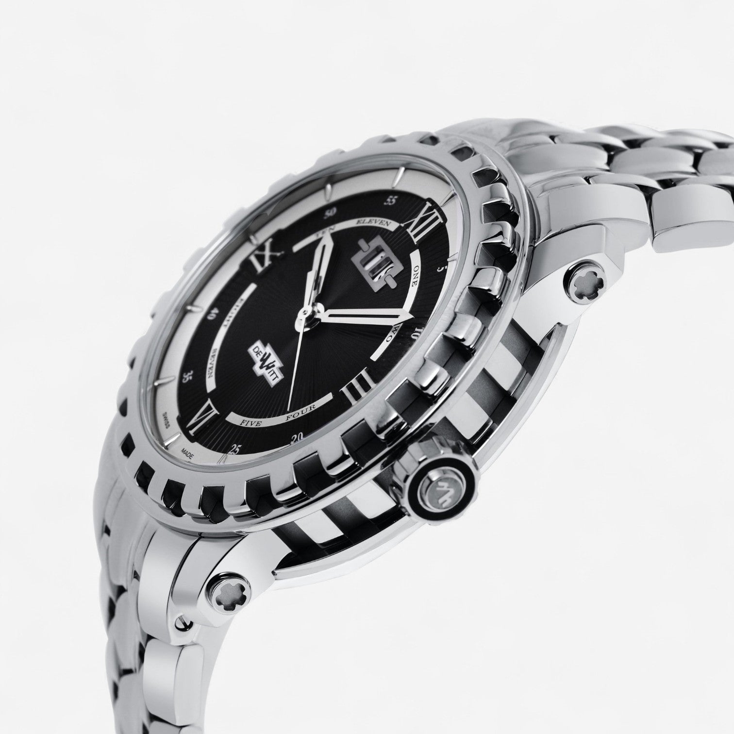 Dewitt Academia Grand Date Automatic Stainless Steel Men's Automatic Watch NAC.GDE.001.S