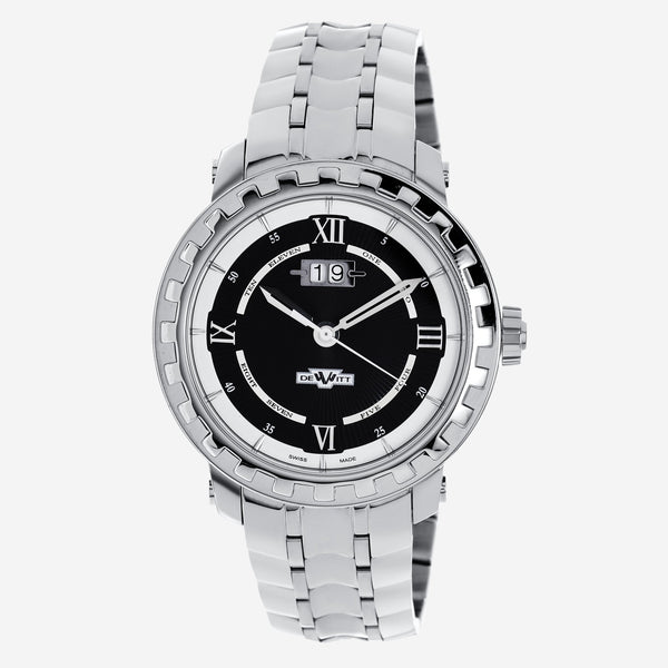 Dewitt Academia Grand Date Automatic Stainless Steel Men's Automatic Watch NAC.GDE.001.S - THE SOLIST - Dewitt