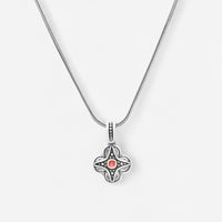 Konstantino Dome Sterling Silver & 18K Yellow Gold Corundum Pendant MEKJ731-538 - THE SOLIST