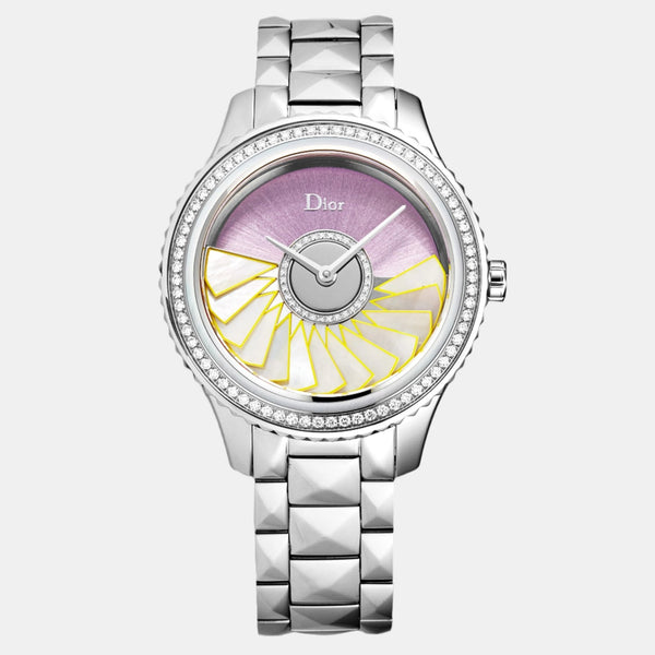 Dior Grand Bal Plisse Soleil Diamond Stainless Steel 36mm Ladies Automatic Watch CD153B10M001 - THE SOLIST - Dior