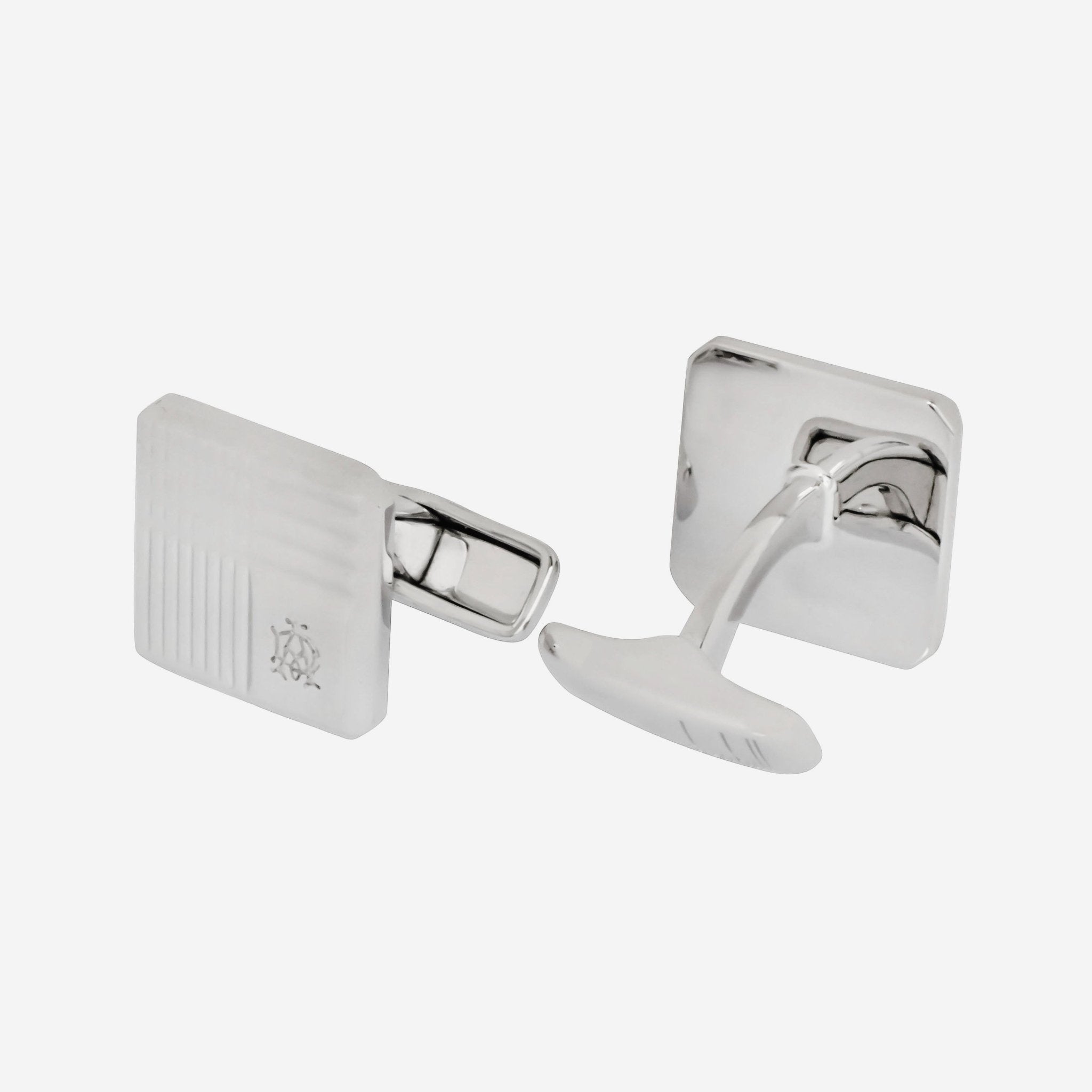 Dunhill AD Texture Stainless Steel Cufflinks JNC32J5K - THE SOLIST - DUNHILL