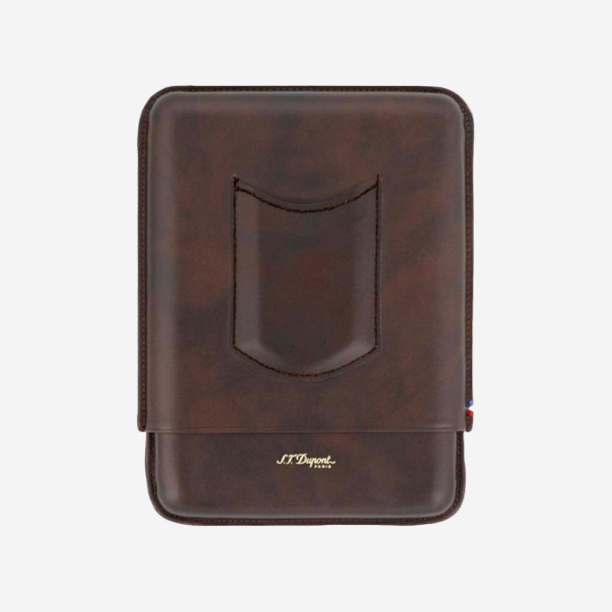 S.T. Dupont Atelier Brown Leather Cigar Case 183143