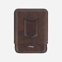 S.T. Dupont Atelier Brown Leather Cigar Case 183143