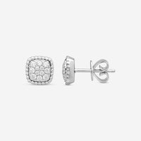 Ina Mar 14K White Gold Diamond Stud Earrings ER25630-CS4WH
