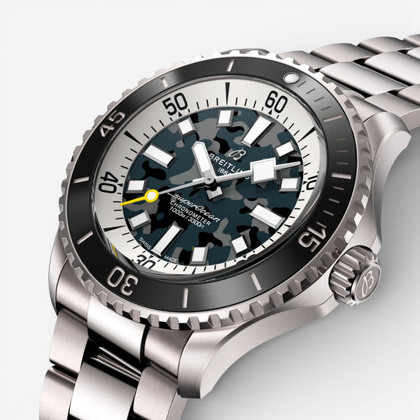 Breitling Superocean Chrono Super Diver Titanium Automatic Men's Watch E10379351B1E1