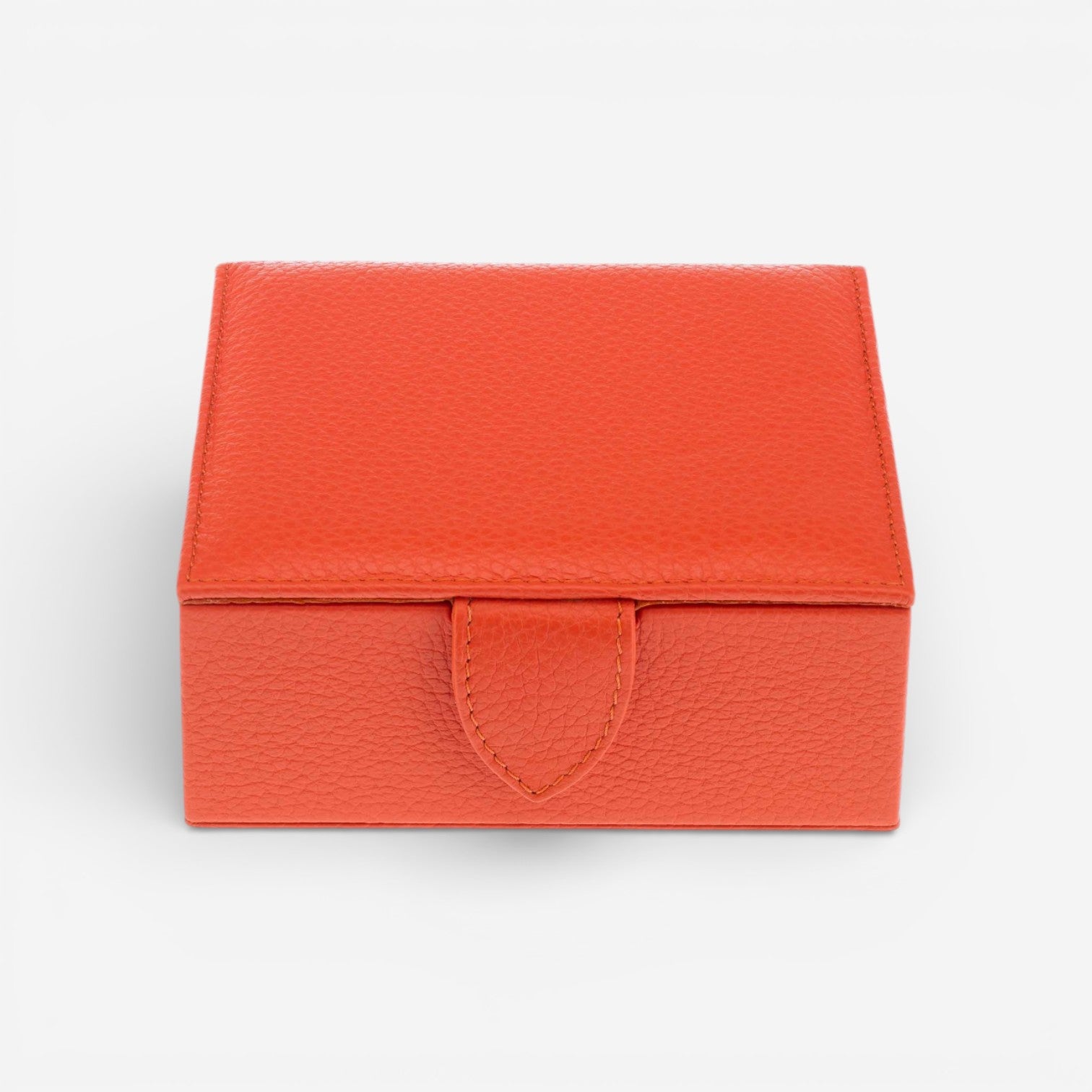 Rapport Sussex Orange Leather Jewelry & Accessory Box F167 - THE SOLIST