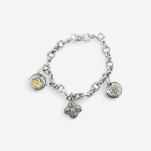 金色のコルダ 15th Anniversary FINAL Konstantino Sterling Silver Silver & 18K Yellow Gold Spinel