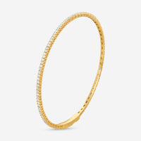 Ina Mar 14K Yellow Gold Diamond Flex Tennis Bangle Bracelet B1100A-FY-100F - THE SOLIST