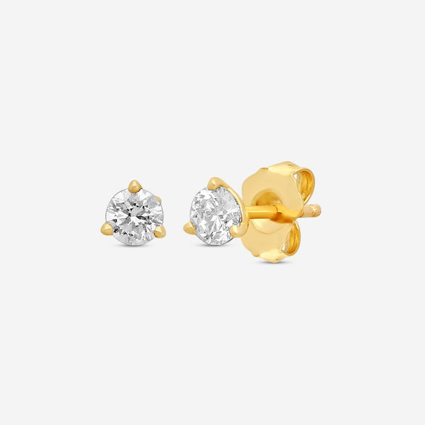 Ina Mar 14K Yellow Gold Diamond Martini Stud Earrings ST1001D-FY-050F - THE SOLIST