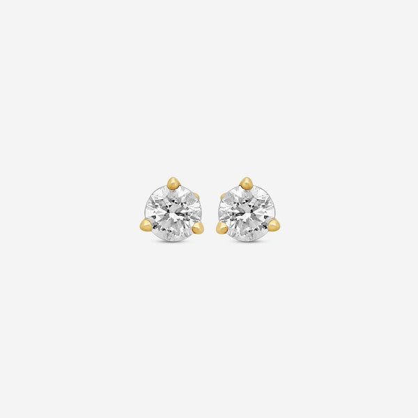 Ina Mar 14K Yellow Gold Diamond Martini Stud Earrings ST1001D-FY-050F - THE SOLIST