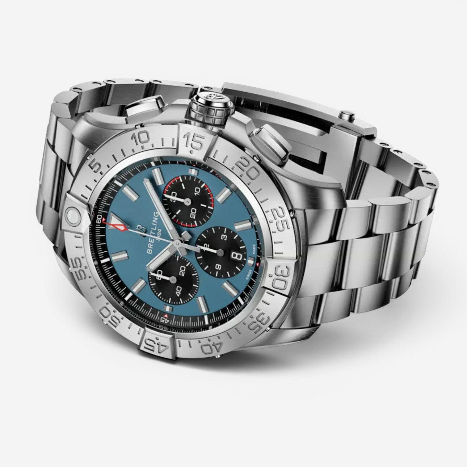 Breitling Super Avenger B01 Chronograph Titanium Automatic Men's Watch EB0148101C1E1 - THE SOLIST