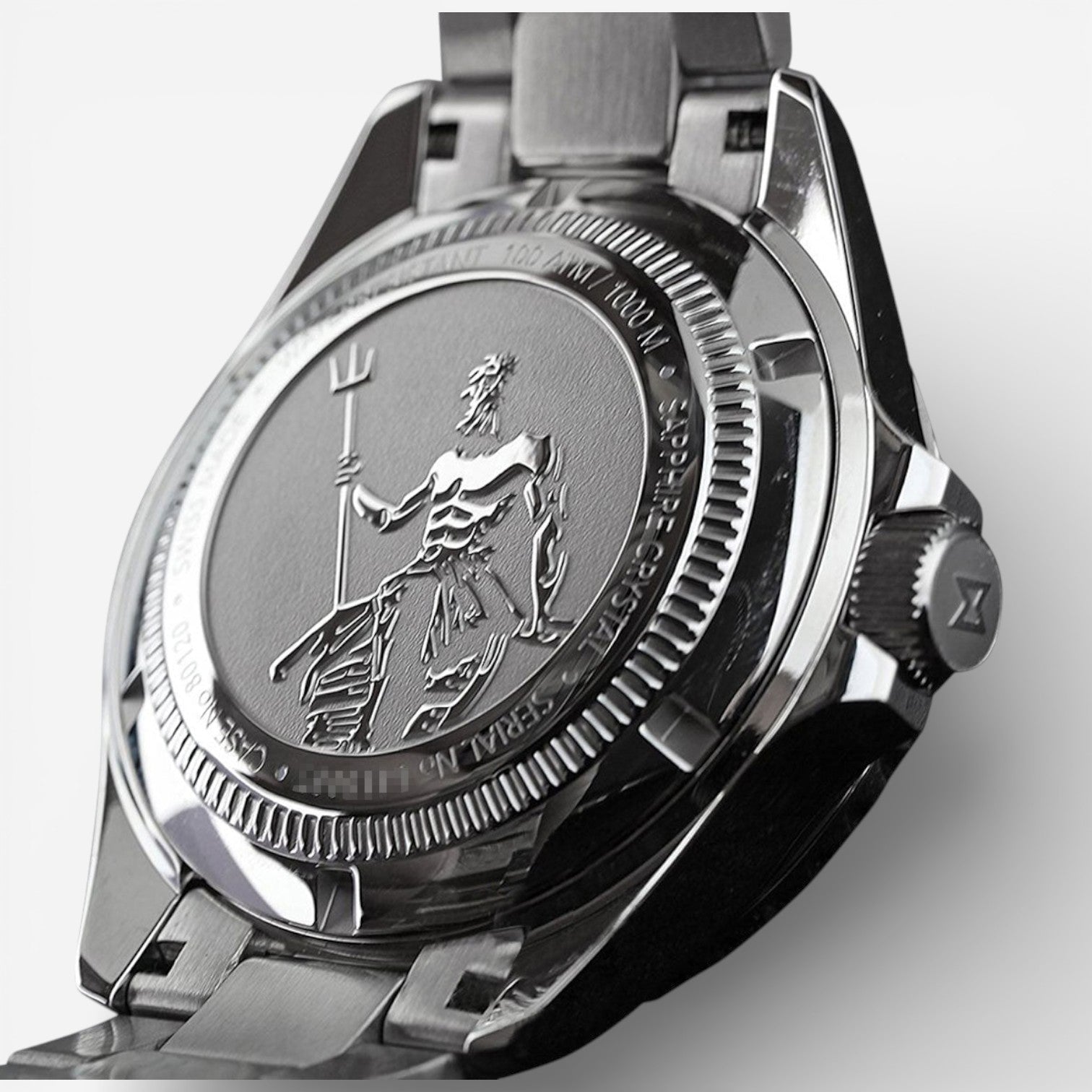 Edox Neptunian Automatic Stainless Steel Green Dial Date Divers Men's Watch 80120-3VM-VDN1