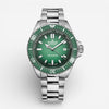 Edox Neptunian Automatic Stainless Steel Green Dial Date Divers Men's Watch 80120-3VM-VDN1