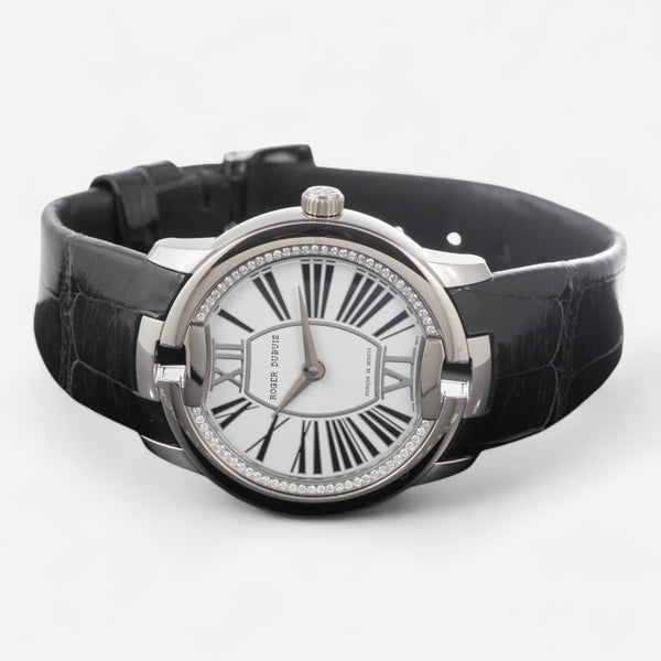 Roger Dubuis Velvet 18K White Gold Diamond Automatic Unisex Watch DBVE0034