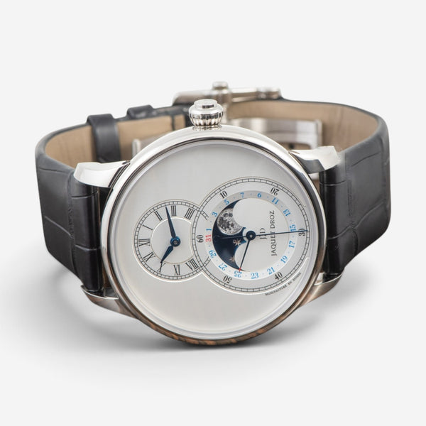 Jaquet Droz Grande Seconde Moon Stainless Steel Automatic Men's Watch J007530240 - THE SOLIST
