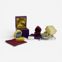 Gucci Interlocking G 18K Yellow Gold Amethyst Ring YBC6624280030 - THE SOLIST