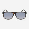 Ermenegildo Zegna Men's Dark Havana & Blue Mirror Aviator Sunglasses EZ0201 - THE SOLIST - Ermenegildo Zegna