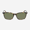 Ermenegildo Zegna Men's Dark Havana & Green Rectangle Sunglasses EZ0181 - THE SOLIST - Ermenegildo Zegna