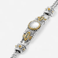 Konstantino Sterling Silver & 18K Yellow Gold Multi-Gemstone Bracelet BKJ700-630 - THE SOLIST