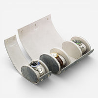 Rapport Soho Leather Stone Washed Three-Watch Roll D312