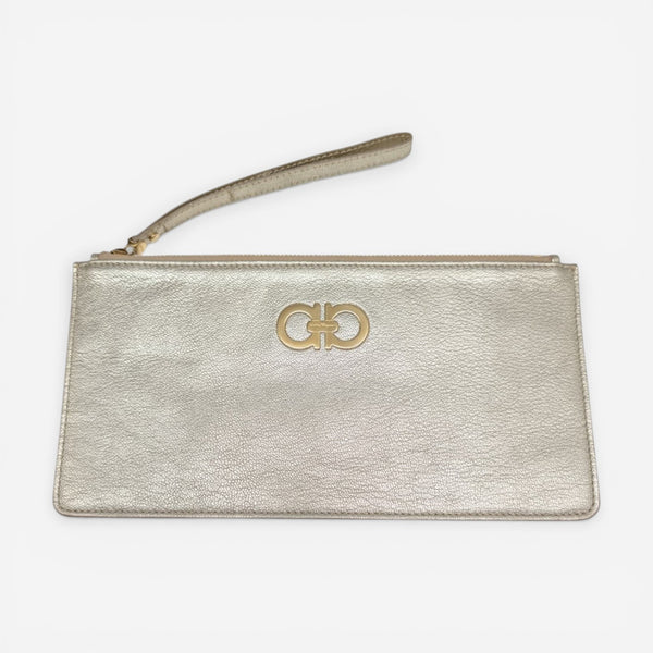 Salvatore Ferragamo 633918 Gancini Stardust Pouch MSRP $336 - THE SOLIST