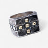 Konstantino Sterling Silver & 18K Yellow Gold Cross Ring Sz. 11 DKJ749-130-S11