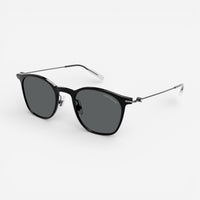 Montblanc Black & Grey Square Men's Sunglasses MB0098S010 - THE SOLIST