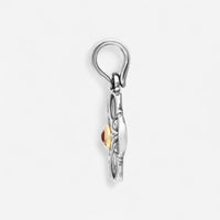 Konstantino Dome Sterling Silver & 18K Yellow Gold Corundum Pendant MEKJ731-538 - THE SOLIST