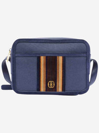 Bally Day Out Blue Fabric & Leather Men's Marine Crossbody Bag 6304837 - THE SOLIST