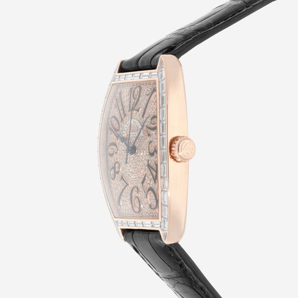 Franck Muller Cintrée Curvex 18K Rose Gold Automatic Ladies Watch 2852SCDBAGCD - THE SOLIST - Franck Muller