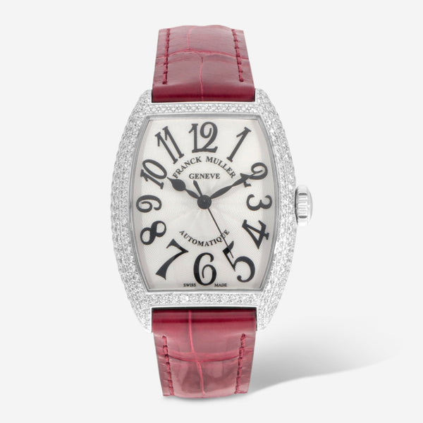 Franck Muller Cintrée Curvex 18K White Gold Automatic Ladies Watch 7500SCATFOD - THE SOLIST - Franck Muller