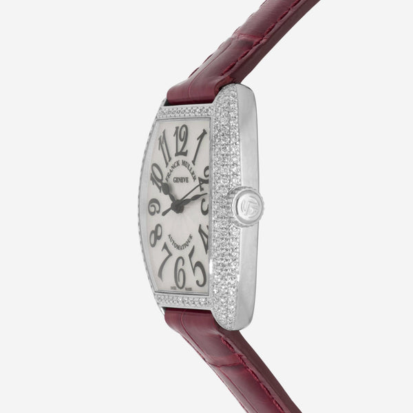 Franck Muller Cintrée Curvex 18K White Gold Automatic Ladies Watch 7500SCATFOD - THE SOLIST - Franck Muller