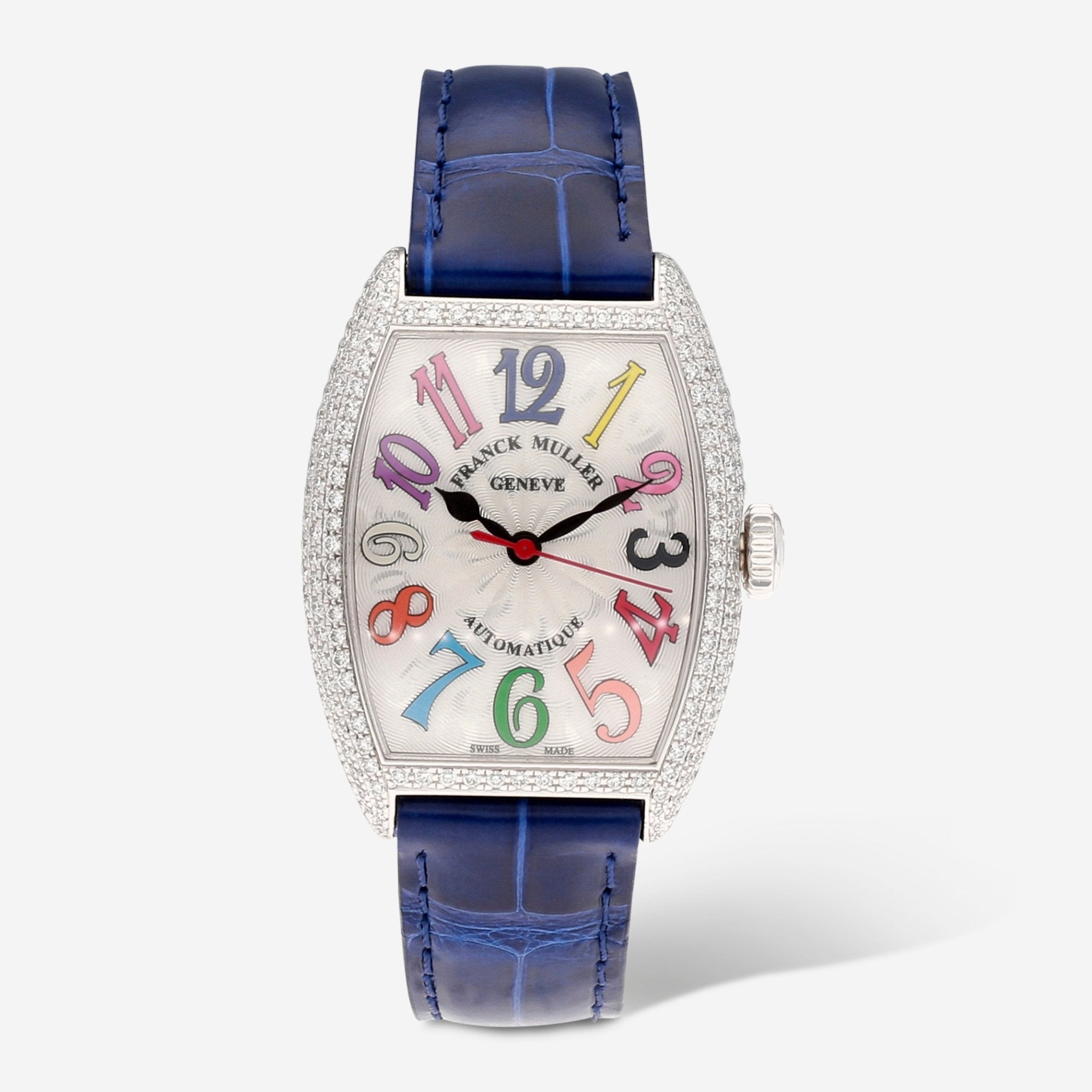 Franck Muller Cintree Curvex Color Dreams 18K White Gold Automatic Ladies Watch 7500SCATFOCOLDRD - THE SOLIST - Franck Muller