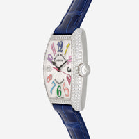 Franck Muller Cintree Curvex Color Dreams 18K White Gold Automatic Ladies Watch 7500SCATFOCOLDRD - THE SOLIST - Franck Muller