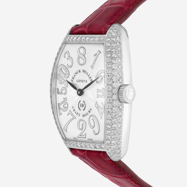 Franck Muller Cintree Curvex Crazy Hours 18K White Gold Automatic Unisex Watch 7880CHRELD10D - THE SOLIST - Franck Muller