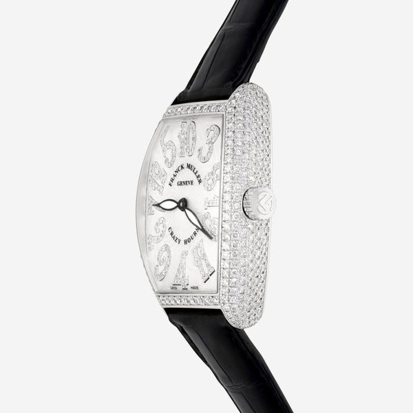 Franck Muller Cintree Curvex Crazy Hours Diamond Set Silver Dial Automatic Unisex Watch 7880 CH NBR D6 CD - THE SOLIST - Franck Muller