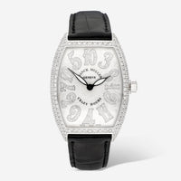 Franck Muller Cintree Curvex Crazy Hours Diamond Set Silver Dial Automatic Unisex Watch 7880 CH NBR D6 CD - THE SOLIST - Franck Muller