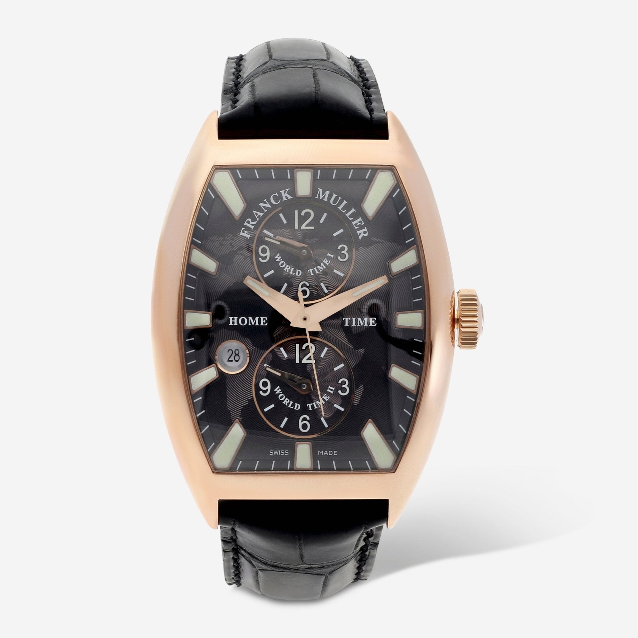 Franck Muller Cintree Curvex Master Banker 18K Rose Gold Automatic Men's Watch 8880MBSCDTIND - THE SOLIST - Franck Muller